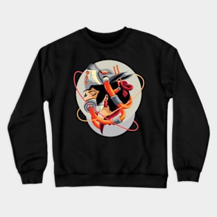 Cyber Geisha Crewneck Sweatshirt